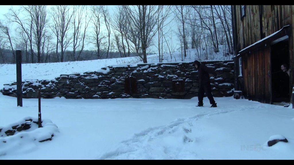 【欧美绳艺】山林别墅雪地丽努-逍遥自在