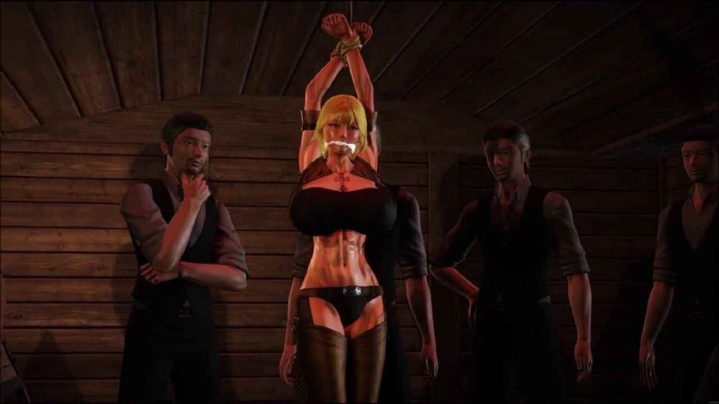 【欧美绳艺】【3D】被屈辱的处刑游街的牛仔女探长-逍遥自在