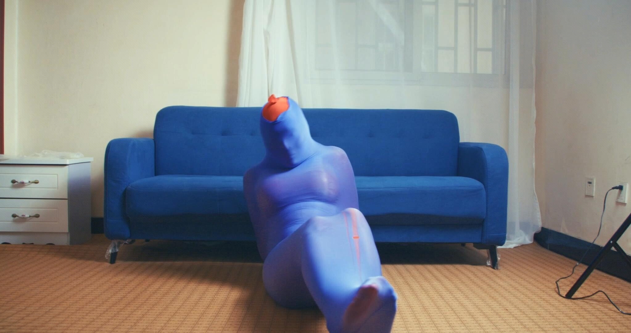 朱雀雀 炎热夏天全身包裹加轧带-逍遥自在