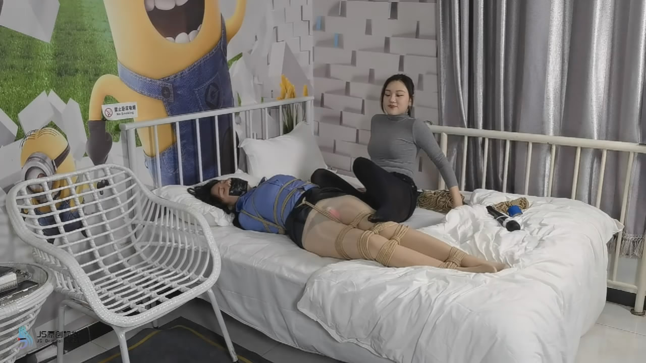 JS原创 不分正邪殊途同归 第一集，李然哈妮主演，魔绳陷阱、女女、抚摸玩弄-逍遥自在