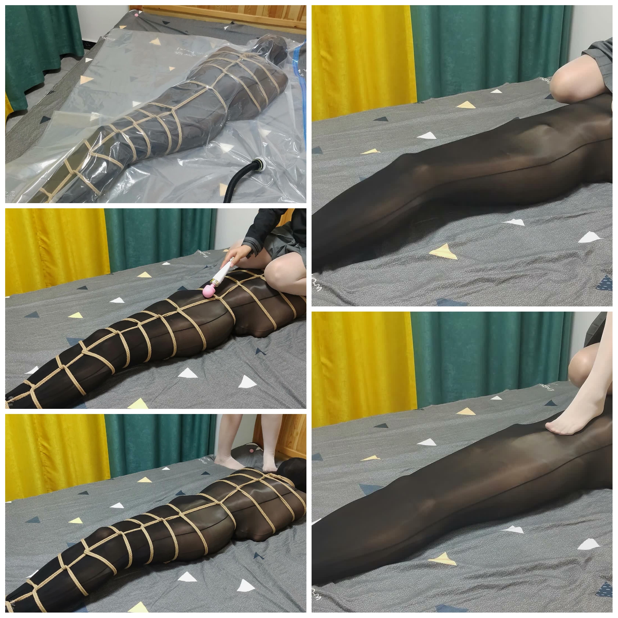 BGM 小M的全包真空袋体验-逍遥自在