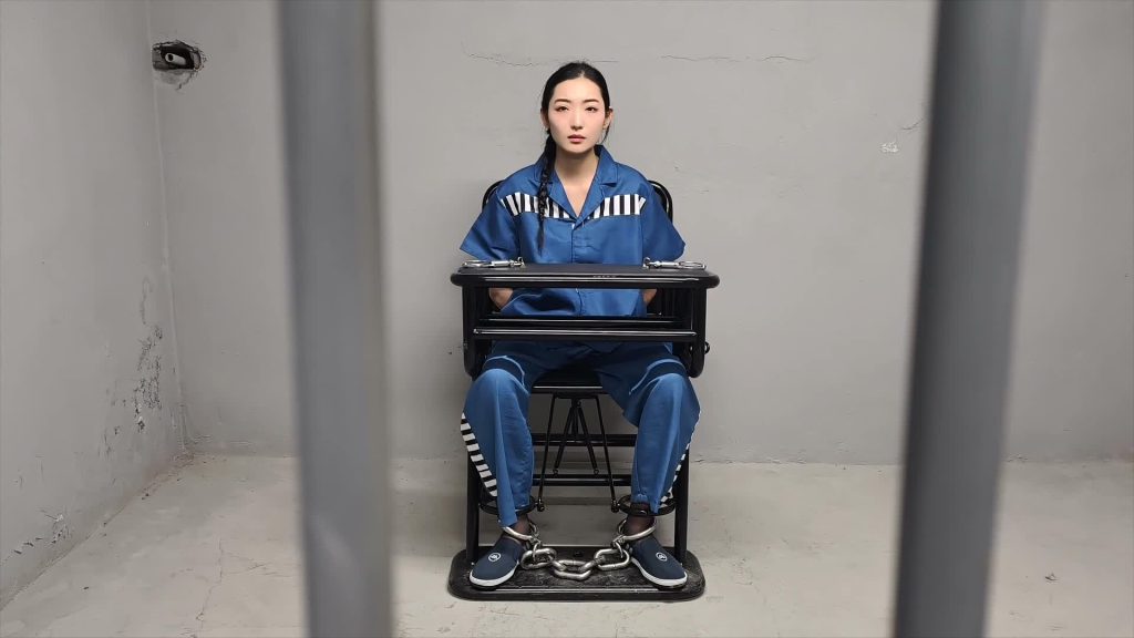 【忘忧社】新模特沈冰（上）女犯沈冰被提审，询问其藏匿作案工具的地点，她称已扔在郊外但记不清具体位置。随后，她被要求带连体镣铐前往指认现场并寻找作案工具-逍遥自在