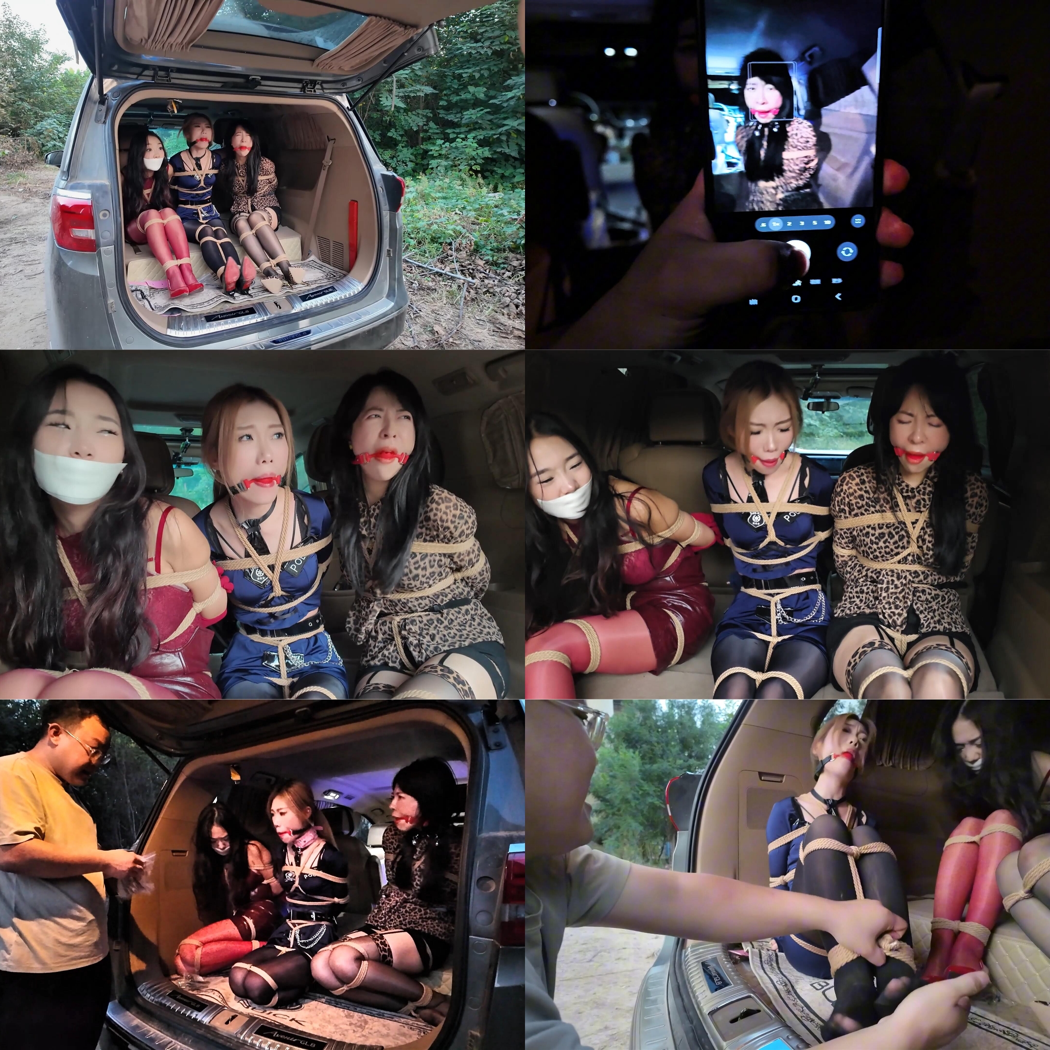 子衿原创 五花棉袜堵嘴挣扎-逍遥自在