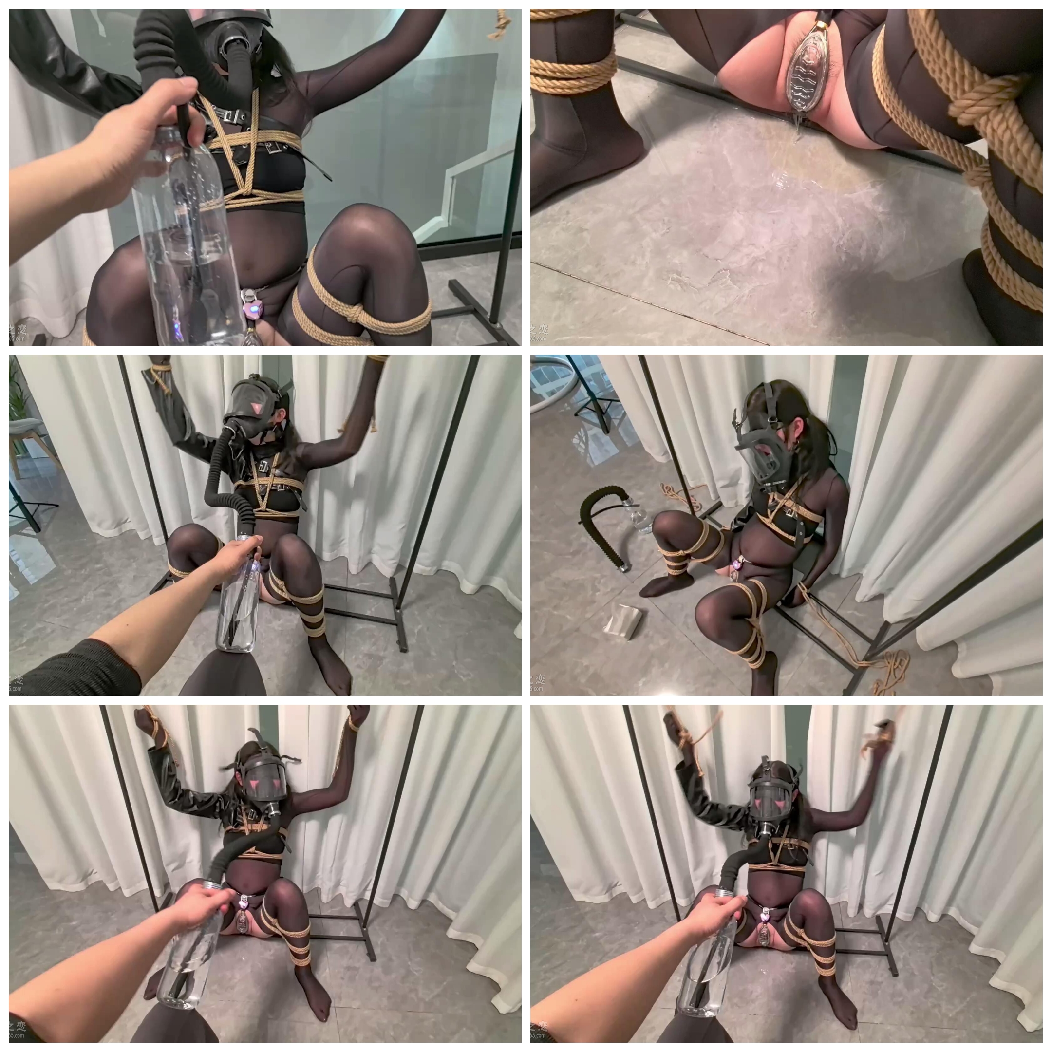 【FXX-SM-次元】贞操锁禁玉后的释放果然sao得不得了 内置遥控玩具 电击 p机前后入 ...-逍遥自在