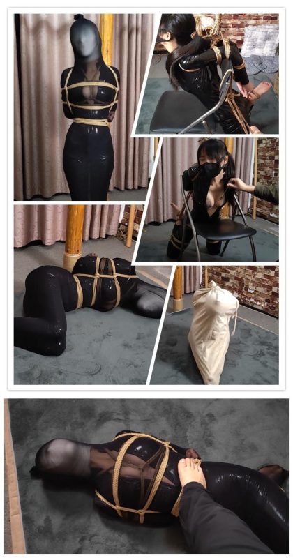 随心原创 晓雪 胶衣搜查官 吊绑椅子 滚针玩弄酥胸 绷带包头  黑丝全包丝袜驷马 最后装入麻袋里-逍遥自在