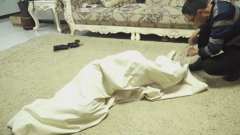 [逍遥原创定拍]美女夏炎被劫持装袋挣扎剧烈-逍遥自在