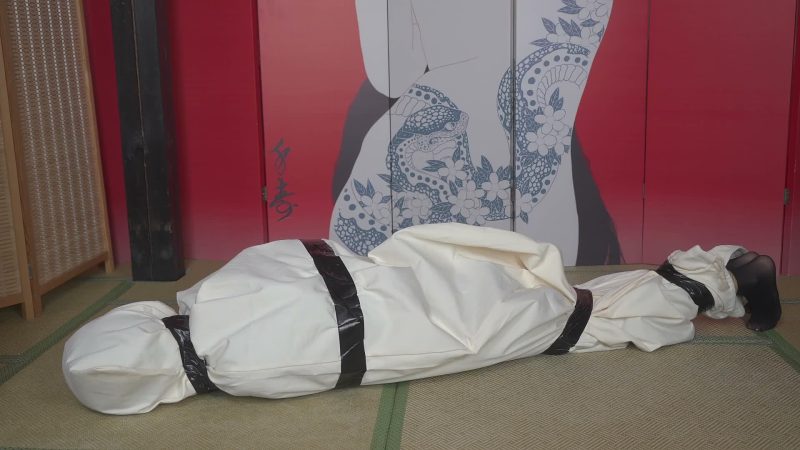 象人定拍-嗷嗷-cos笑面教授，封眼封嘴，装袋带走！-逍遥自在