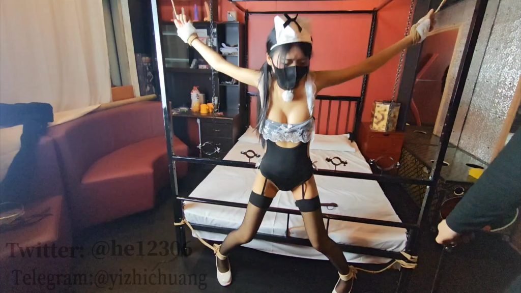 意之窗工作室 女仆装汤圆被各种强制折磨-逍遥自在