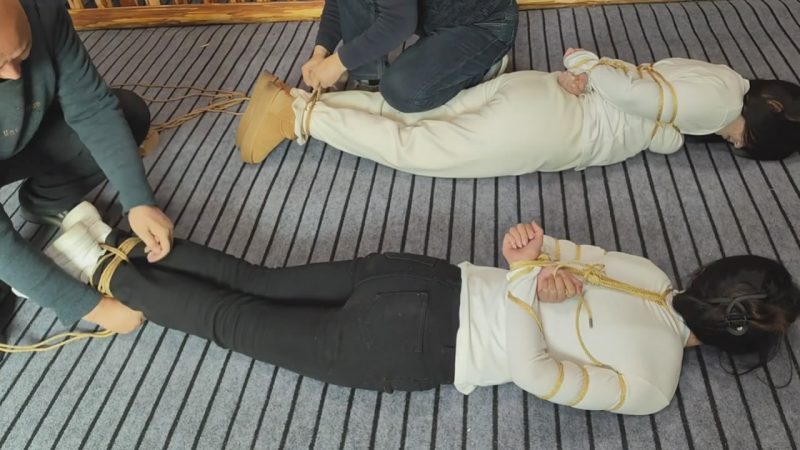 李大侠原创 （新版）绳艺小院之绑架（完整版）小夏 小慧-逍遥自在