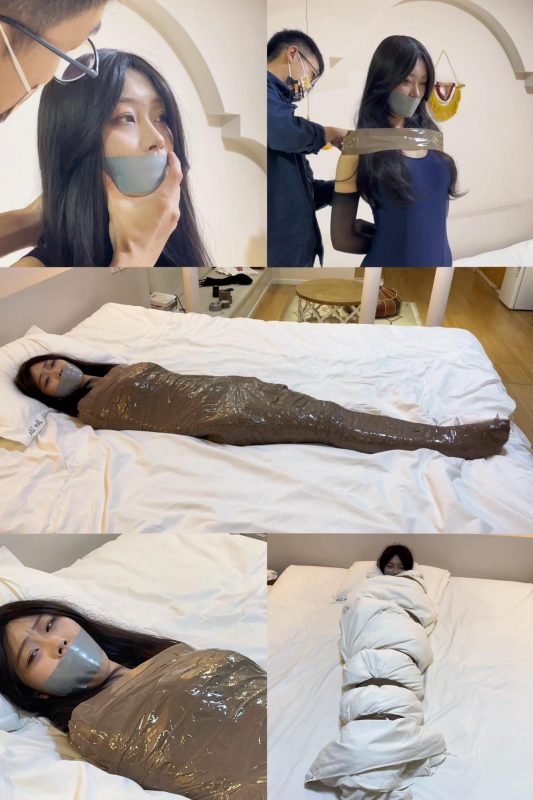 【缚艺录】【DDL-476】【小林】胶带与被子的双重全包~-逍遥自在