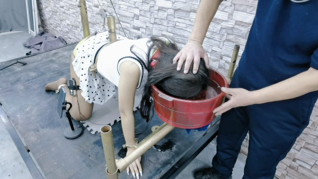 HD飞天 学生婊驴驴利用美色诈骗网友的钱财,被虐待狂人抓住后各种折磨最后将她头部-逍遥自在