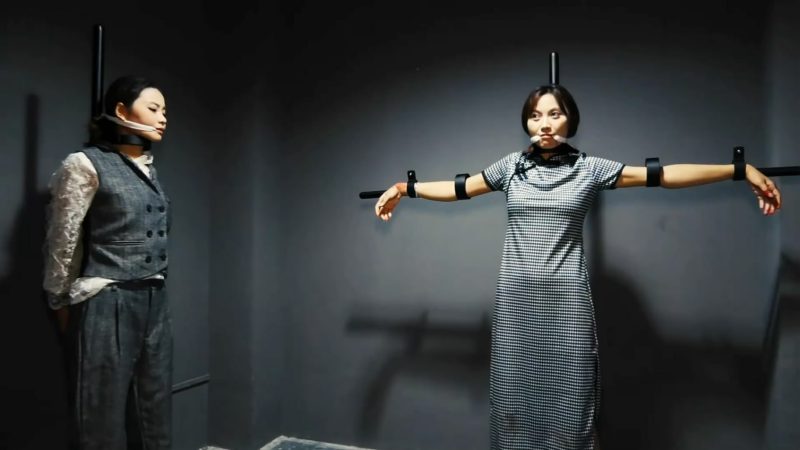 胜景影视 黎明前的黑暗 下集 女特务队两名女潜伏者老虎凳鞭打固定罚站最后拉出野外-逍遥自在