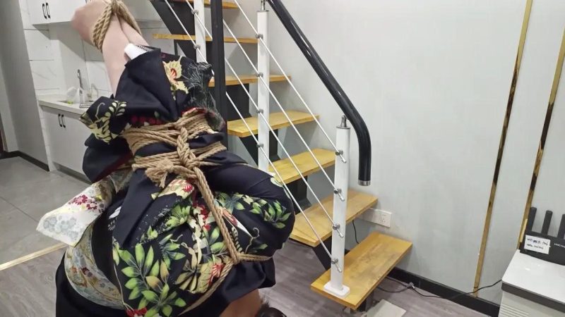 【绯影责束】和服直臂后手吊惩罚-逍遥自在