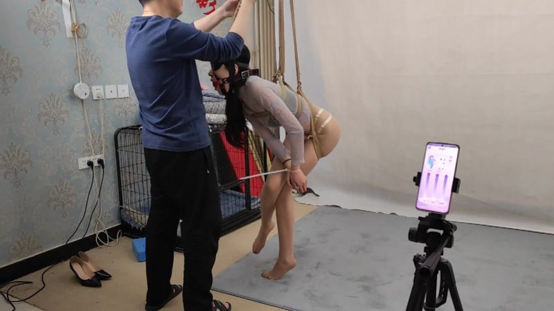 随心原创 雅熙 空中悬吊啵啵贝调教-逍遥自在