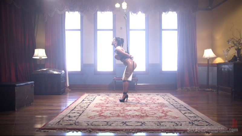 【欧美绳艺】巨乳混血大胸女人强烈的满足感-逍遥自在