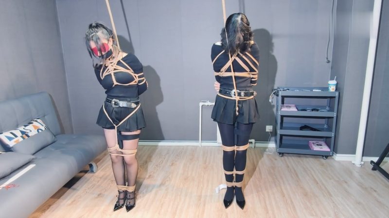 【BadCat】【妙妙X咲希】【女女互救 咲希走绳 震动棒QG 高跟鞋蹦跳 股绳走绳 】-逍遥自在