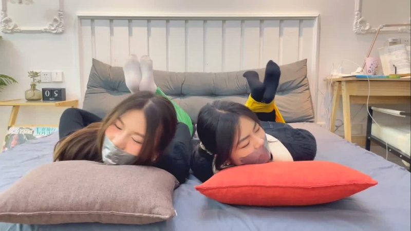 缚艺录【DDL-500】【小程】【小卫】双人胶带驷马-逍遥自在