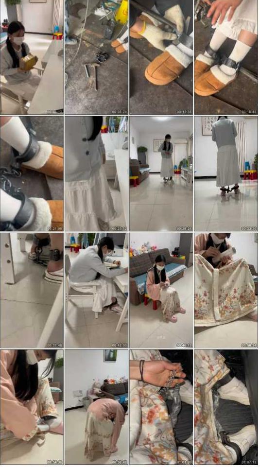 布莱恩 18岁女高铁铆钉死镣-焊接-烧红-砸死脚镣两天禁锢 上-逍遥自在