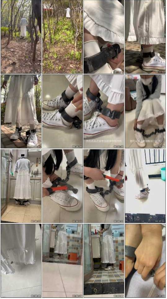 布莱恩 18岁女高铁铆钉死镣-焊接-烧红-砸死脚 镣两天禁锢 中-逍遥自在