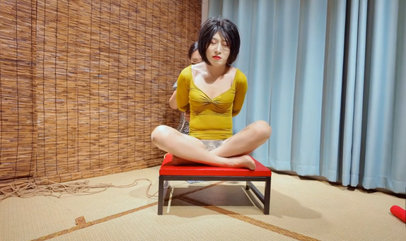 【美曦】主人亲手包的人肉粽子团缚吊起来的肉粽子-逍遥自在
