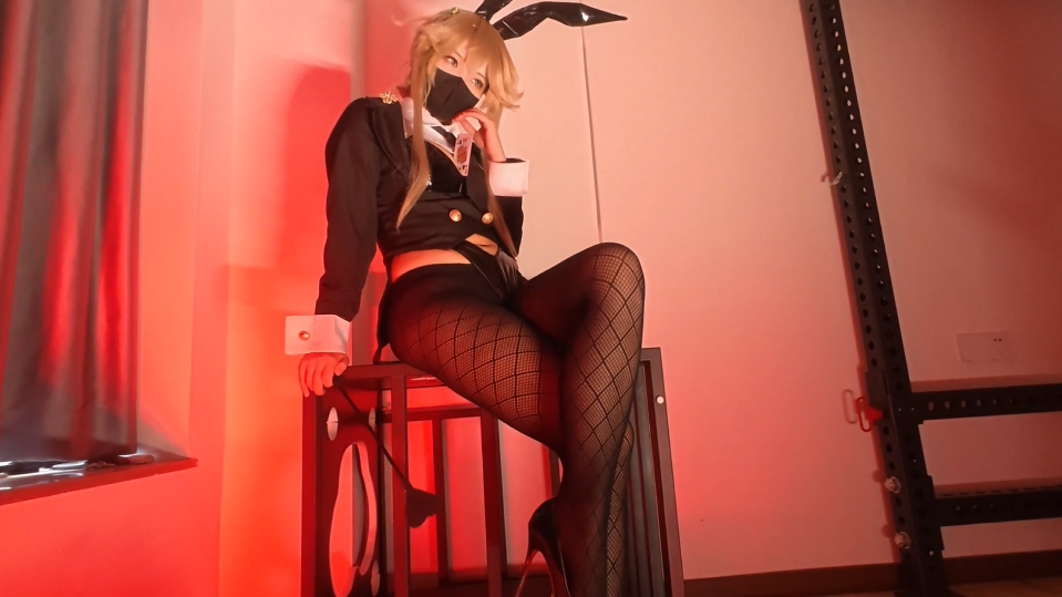【海砂】兔女郎超诱惑互动单脚吊K9窒息-逍遥自在