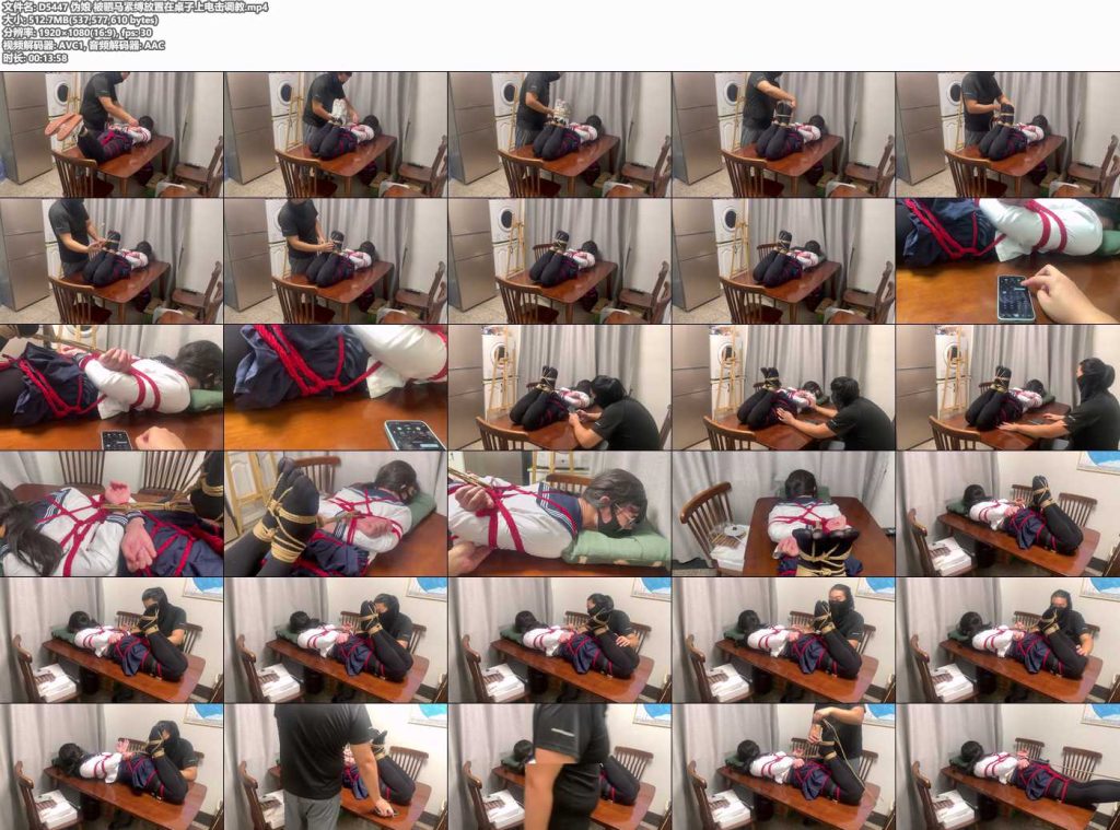 伪娘 被驷马紧缚放置在桌子上电击调教-逍遥自在