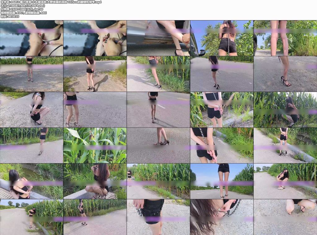 魔力茉莉 小水被流放 大野地里的流放 10几cm的脚镣和背考-逍遥自在