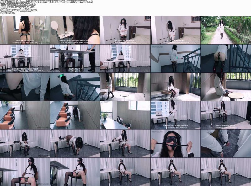 PlotBound 女高管的秘密兼职 第四集 被锁着上班一整天并完成各种任务-逍遥自在